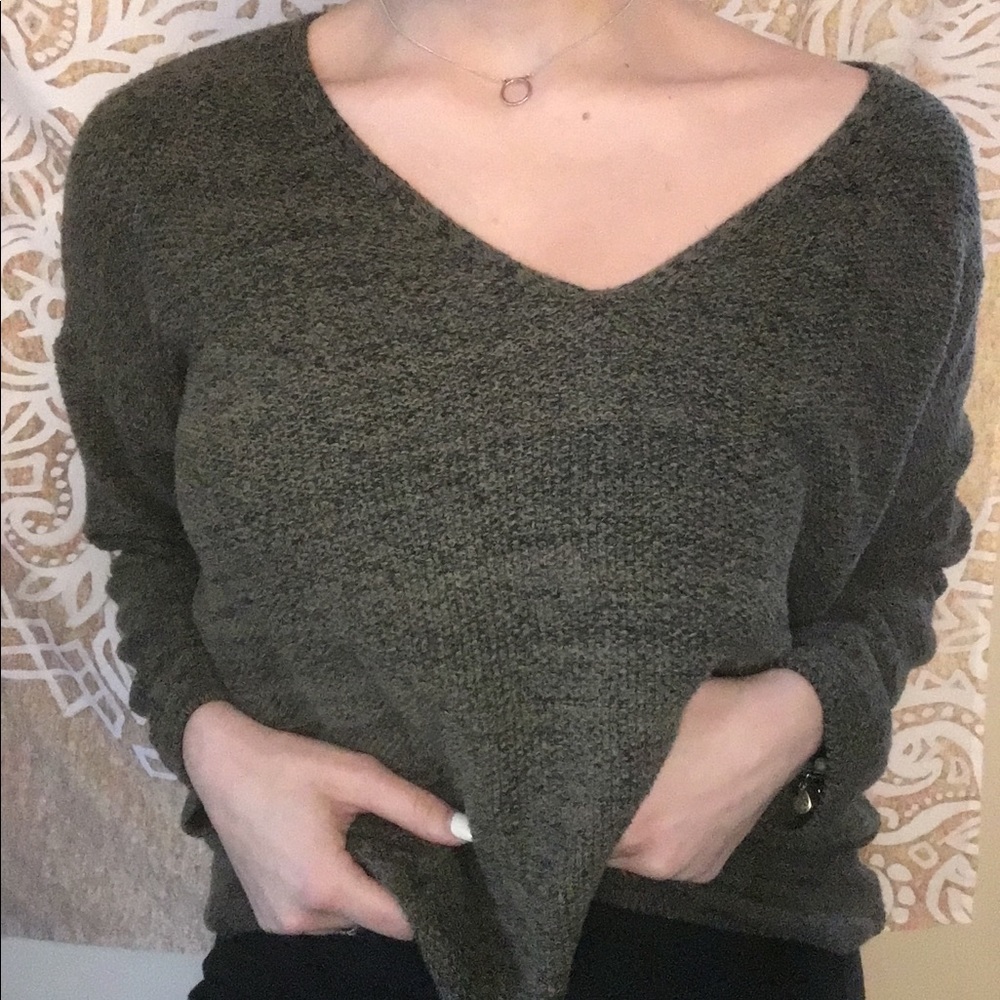 Green sweater